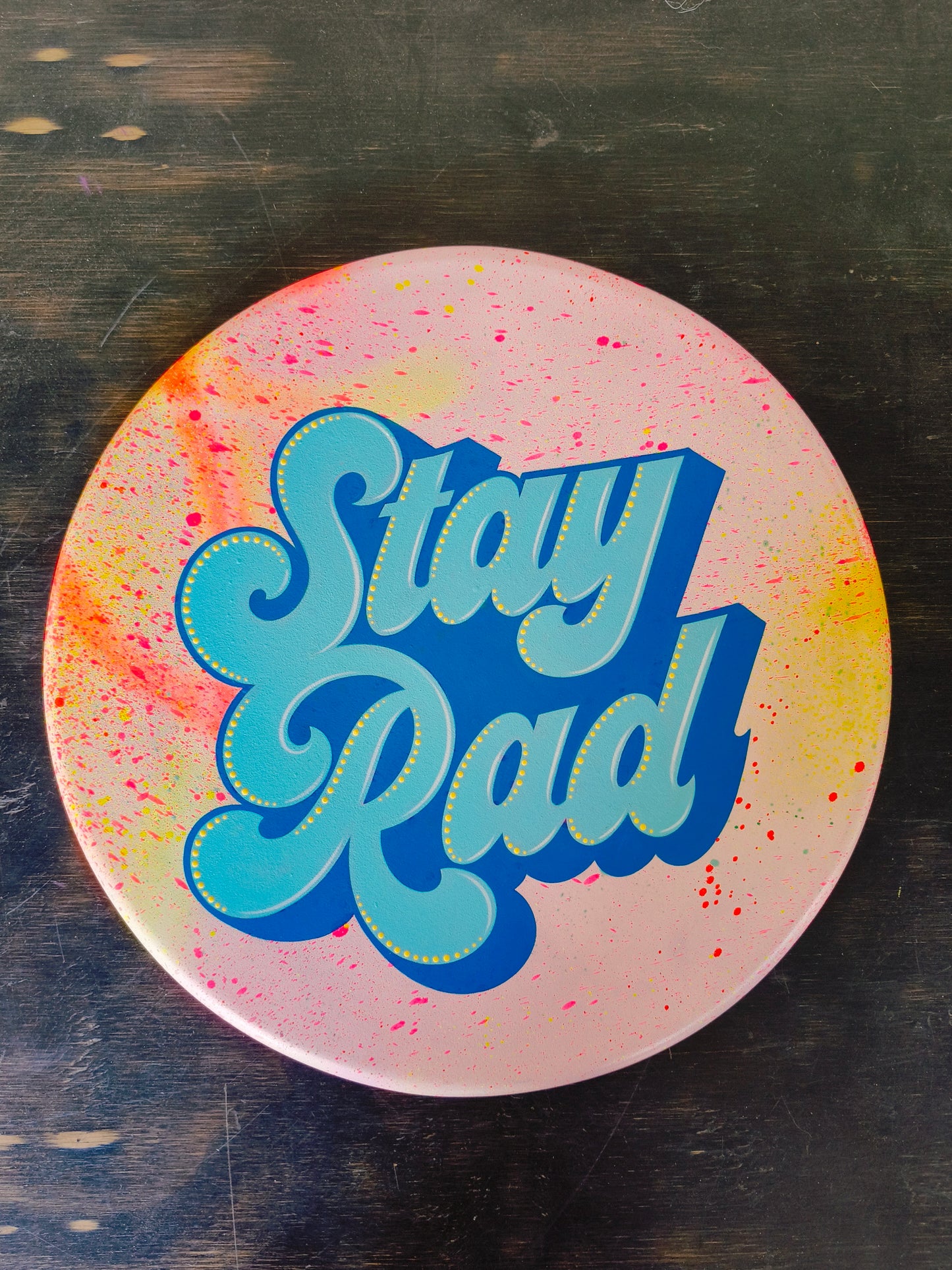 Stay Rad - Pink & Blue